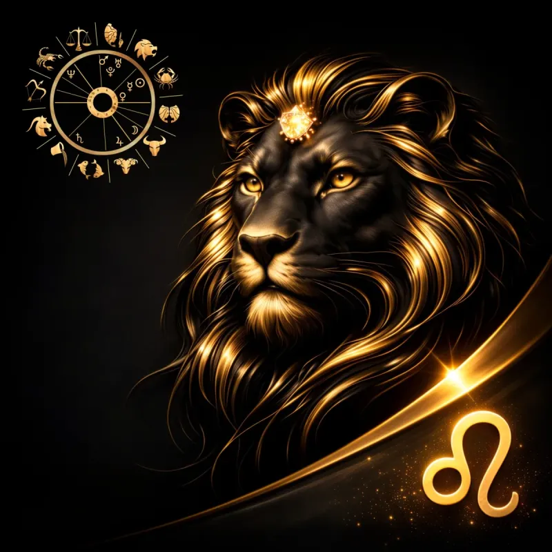 Leo in gold
