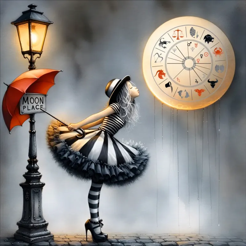 Girl with umbrella